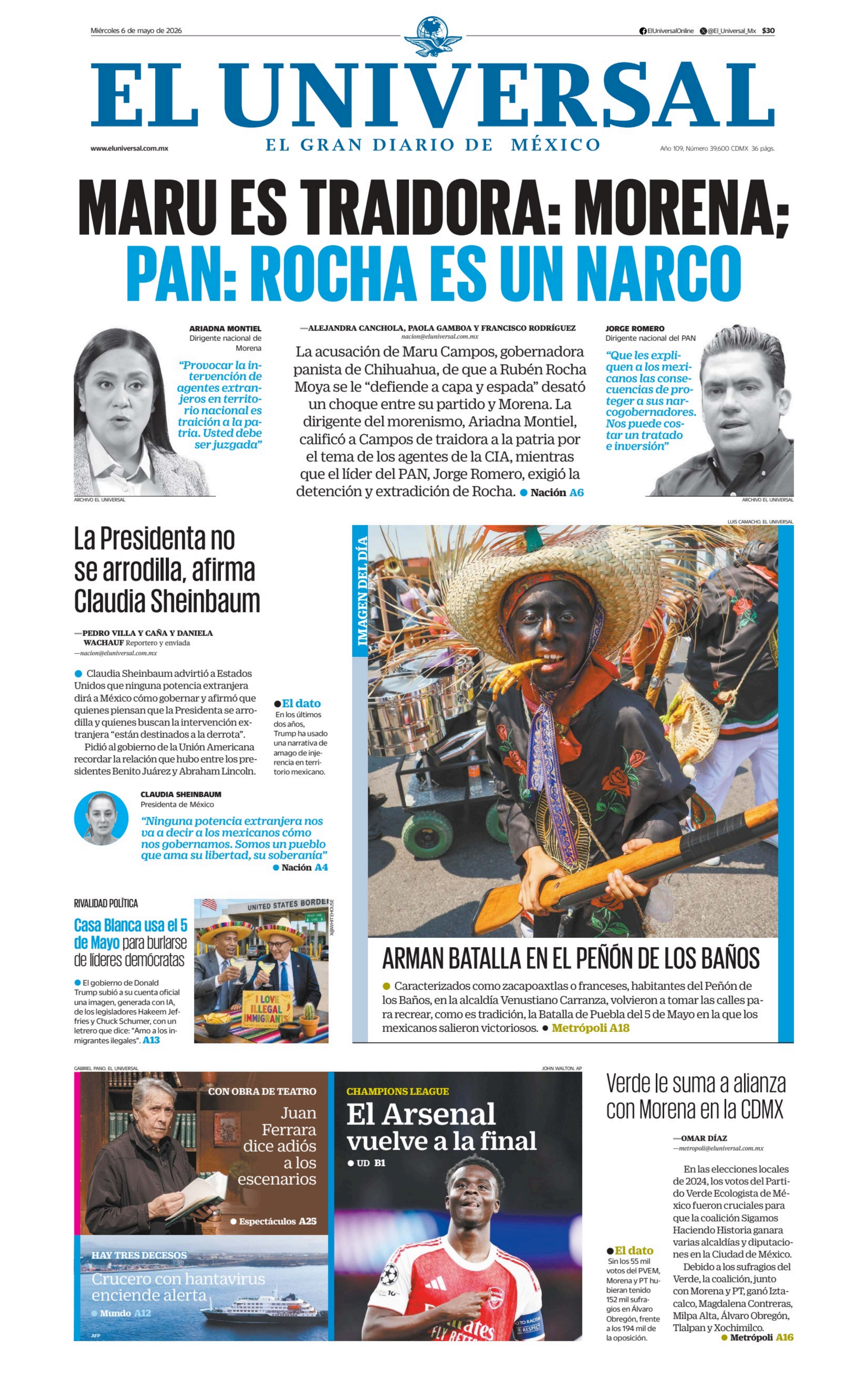 Portada El Universal