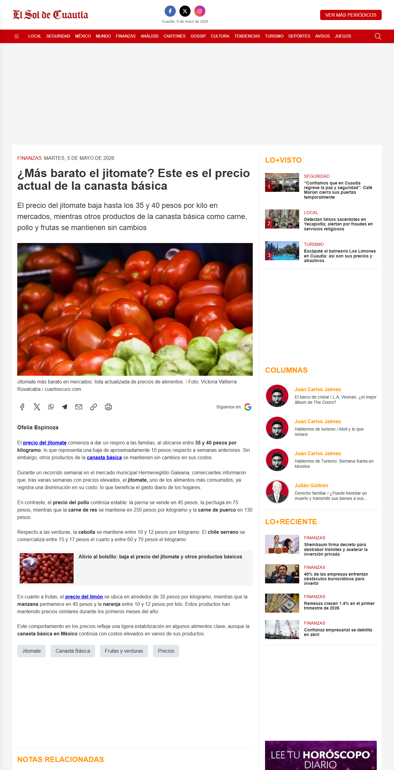 Testigo 1